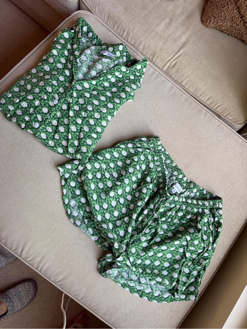 Piyama Green dot pj set
